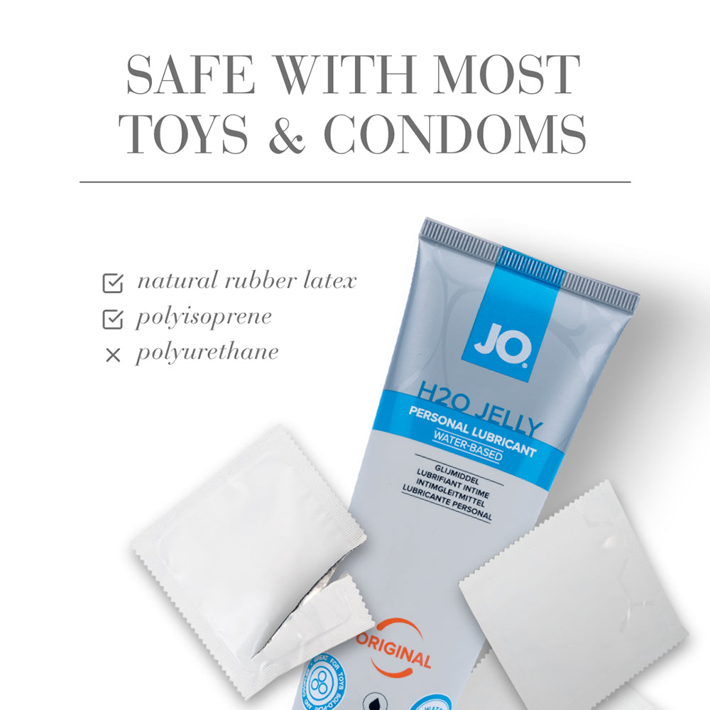 JO H2O Jelly Water-Based Lubricant 4 oz.
