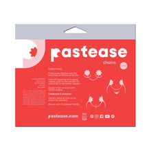 Pastease Chains: Shattered Glass Disco Ball Green Weed with Gold Chain Pasties