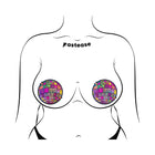 Pastease Disco Ball Nipple Covers Shimmering Glitter Pasties
