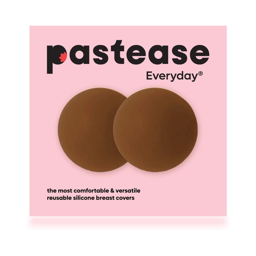 Pastease Halos Reusable Sticky Adhesive Silicone Nipple Cover Dark Small A-C Cup