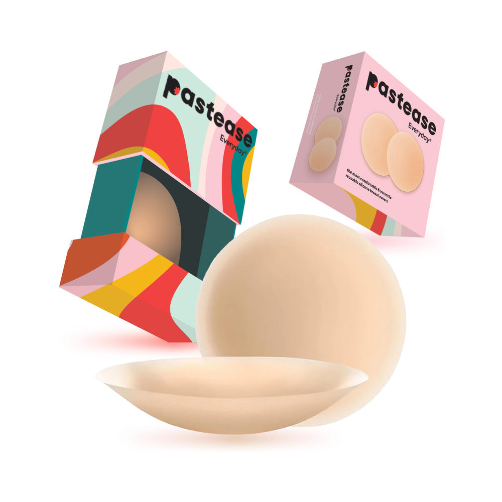 Pastease Halos Reusable Sticky Adhesive Silicone Nipple Cover Light Large D+ Cup