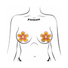 Pastease Groovy Flower Pasties in Pink Lemonade