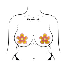Pastease Groovy Flower Pasties in Pink Lemonade