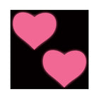 Pastease Love: Glow-in-the-Dark Neon Pink Heart Pasties Nipple Covers