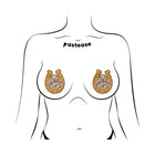 Pastease Giddy Up Sparkling Horseshoe Golden Nipple Covers