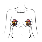 Pastease Patriotic Born Free Red White & Blue American Glory Eagle Nipple Covers