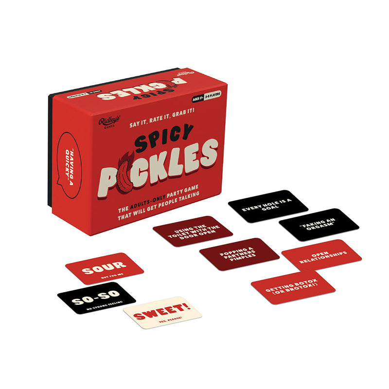 Spicy Pickles:Â The adults-only party game that will get people talking