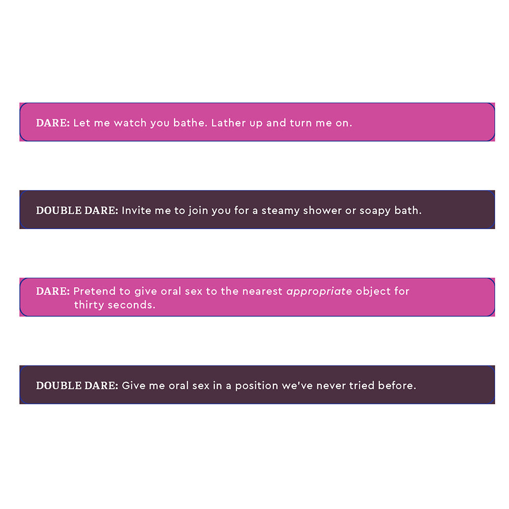 Sexy Dare or Double Sexy Dare:Â Pick-a-Stick