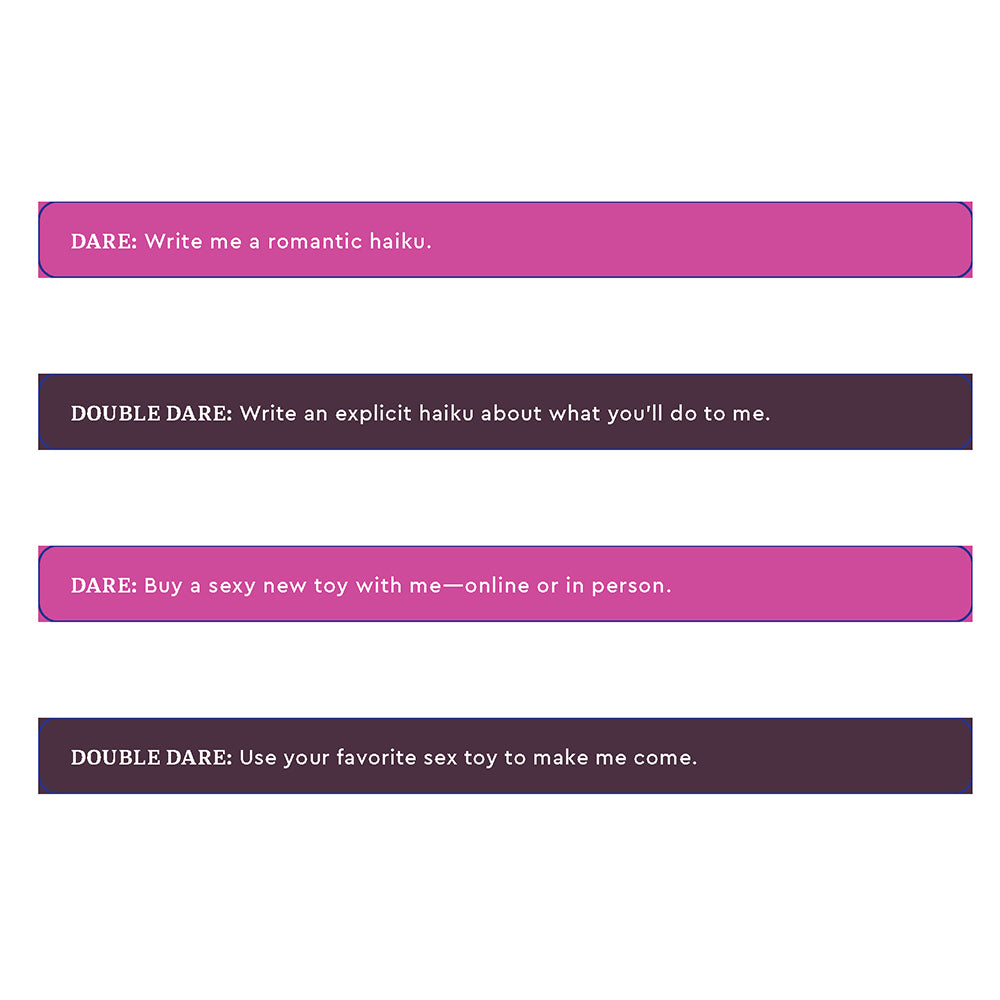 Sexy Dare or Double Sexy Dare:Â Pick-a-Stick