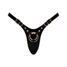 Strap-On-Me Leatherette Harness Fabulous One Size Black Glossy