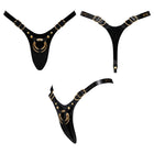 Strap-On-Me Leatherette Harness Fabulous One Size Black Glossy