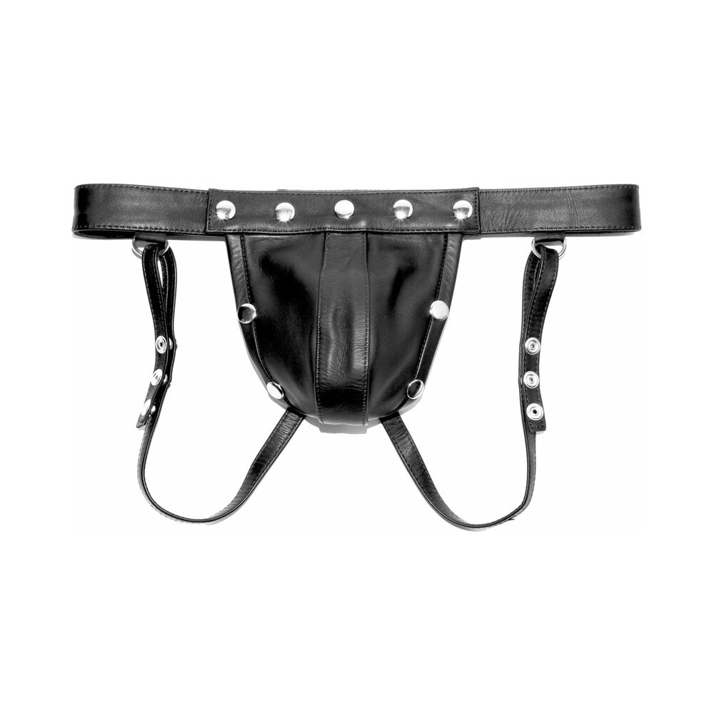 Prowler RED Leather Harness Jock Strap M