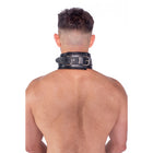 Prowler RED Leather Lockable Collar S/M
