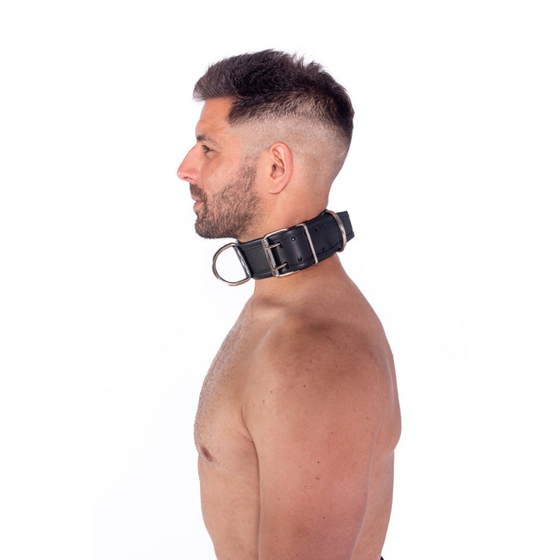 Prowler RED Leather Collar L/XL