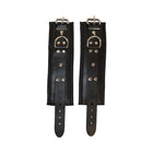 Prowler RED Leather Lockable Wrist Restraints S/M