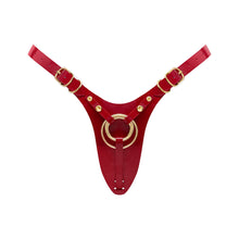 Strap-On-Me Leatherette Harness Fabulous One Size Red Glossy