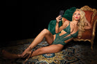 Coquette Holiday Teddy Green M