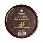 Earthly Body Hemp Seed 3-in-1 Massage Candle Yule Be Begging 6 oz.