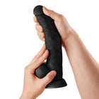 Shaft Model C 9.5 in. Liquid Silicone Dong with Balls Black