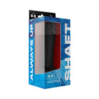 Shaft Model C 9.5 in. Liquid Silicone Dong with Balls Black