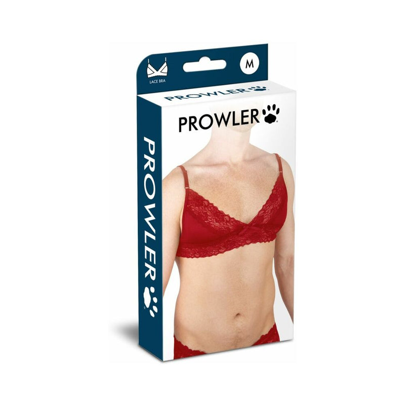 Prowler Lace Bra Red M