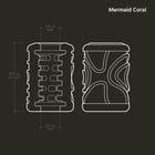 The Handy Mermaid Collection Coral Sleeve