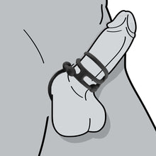 Enhancer Quad Cockring Black