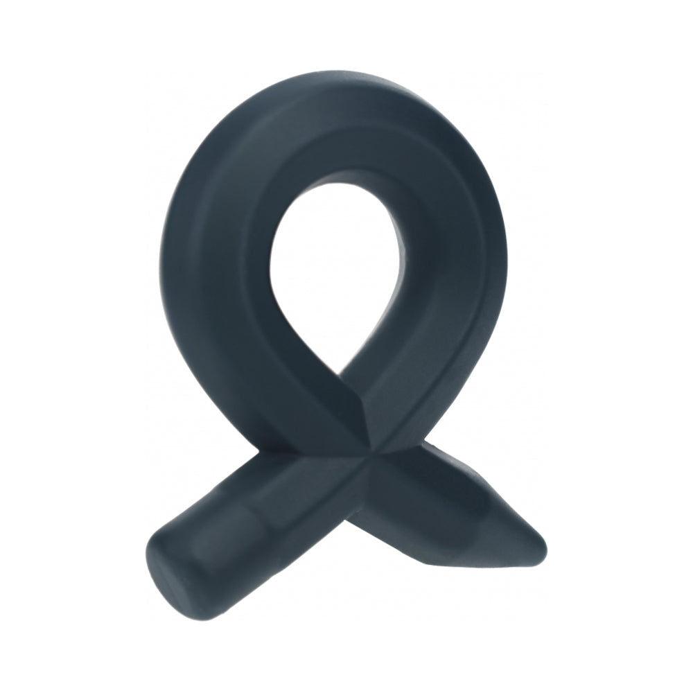 LEVELZ Pencil Liquid Silicone Cock Ring Black