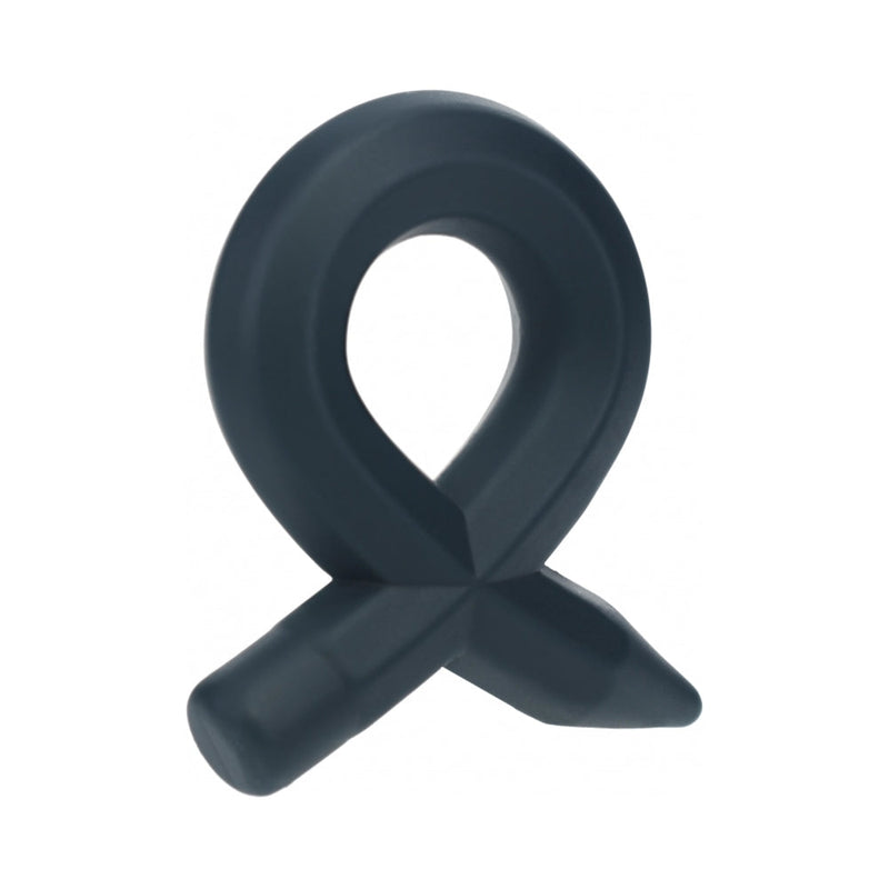 LEVELZ Pencil Liquid Silicone Cock Ring Black