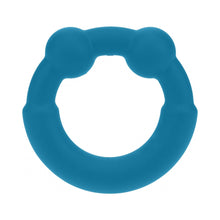LEVELZ Metal & Silicone Cock Ring Teal