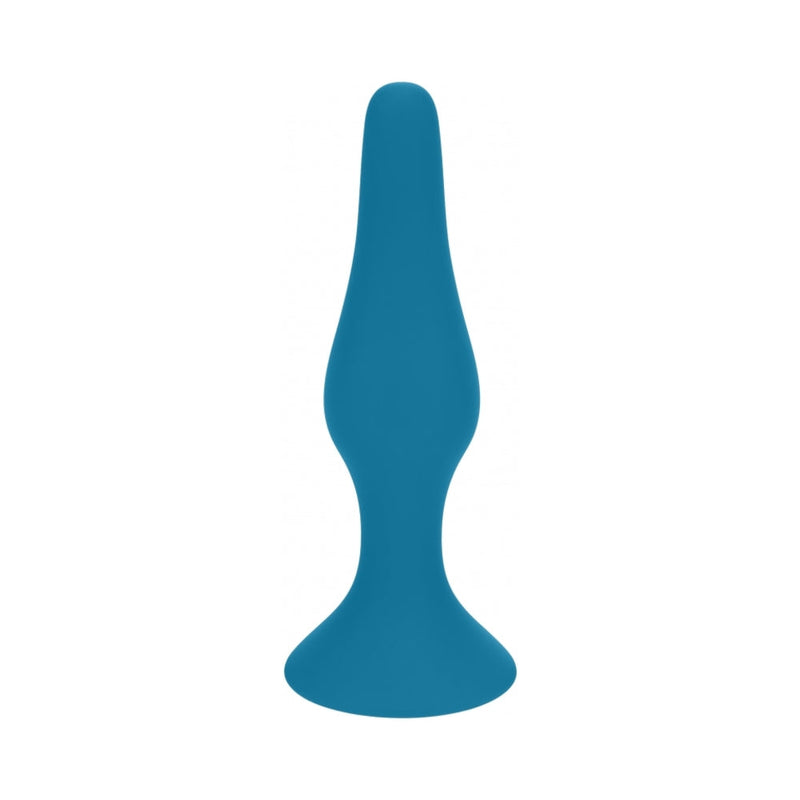 LEVELZ Slim Silicone Anal Plug Large Teal