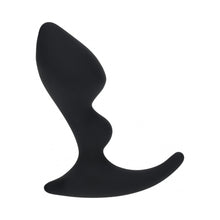 LEVELZ Double Ripple Silicone Prostate Massager Black