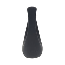 LEVELZ Vibrating Liquid Silicone Cock & Ball Ring Black