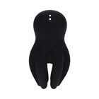 LEVELZ Digital Vibrating Silicone Penis Head Stimulator with Tentacles Black