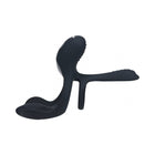 LEVELZ Triple Motor Vibrating Silicone Cock Ring Black