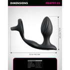Anal Fantasy Elite Ass-Gasm Gyro-Milk Pro Black