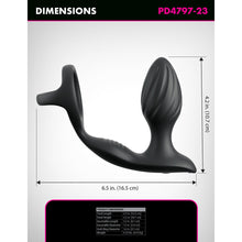 Anal Fantasy Elite Ass-Gasm Gyro-Milk Pro Black