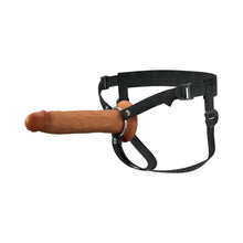 Fantasy X-Tensions Elite Silicone Hollow Strap-On Dual Density 9in Brown
