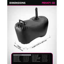 Fetish Fantasy Series Body Dock Inflatable Love Seat Black