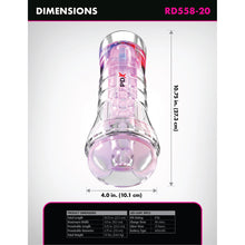 PDX Elite ViewTube XXL See Thru EZ-Grip LED Stroker Clear