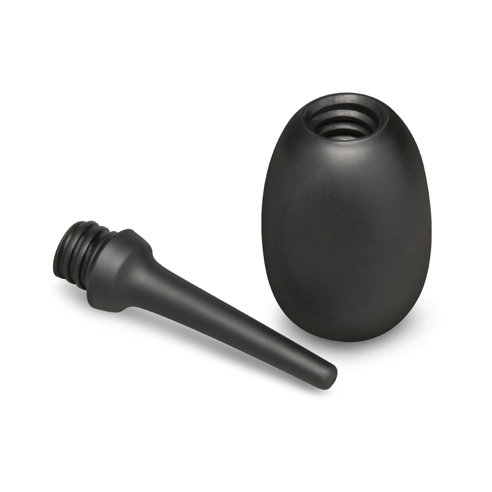 b-Vibe Flexible Silicone Anal Douche Black
