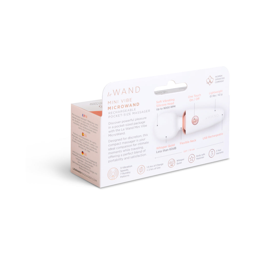 Le Wand Mini Micro Wand White