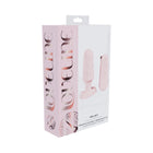 Loveline Velvet Rechargeable Silicone Remote Control Vibrating Plug Pink