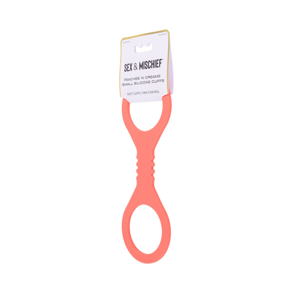 Sportsheets Sex & Mischief Peaches ''n CreaMe Small Silicone Cuffs