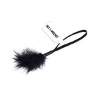 Sportsheets Sex & Mischief Peaches ''n CreaMe Wrist Feather Tickler Black