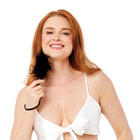 Sportsheets Sex & Mischief Peaches ''n CreaMe Wrist Feather Tickler Black