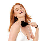 Sportsheets Sex & Mischief Peaches ''n CreaMe Wrist Feather Tickler Black