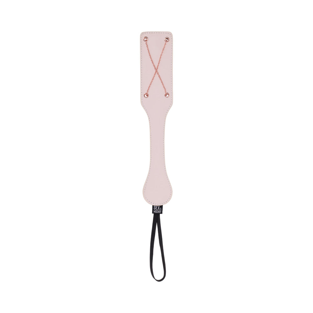 Sportsheets Sex & Mischief Peaches ''n CreaMe Chain Impressions Paddle