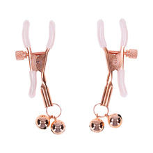 Sportsheets Sex & Mischief Peaches ''n CreaMe Bell Nipple Clamps