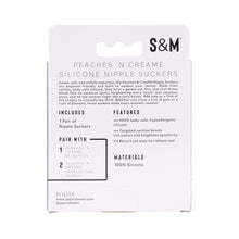 Sportsheets Sex & Mischief Peaches ''n CreaMe Silicone Nipple Suckers